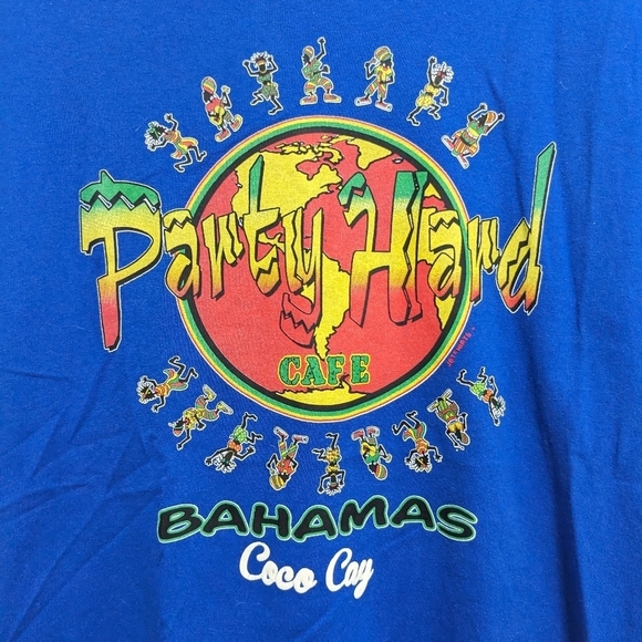 Vintage Coco Cay Jamaica Party Hard Tshirt Men's L - Picture 2 of 2